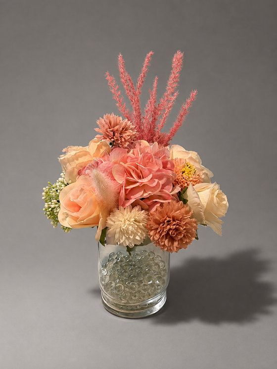 Custom table centerpiece by Semberlee Floral Designs